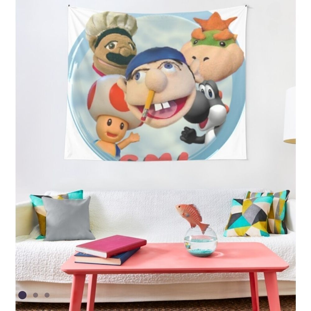 SML Gang Wall Mounted Print Designed wall tapestry 104X88